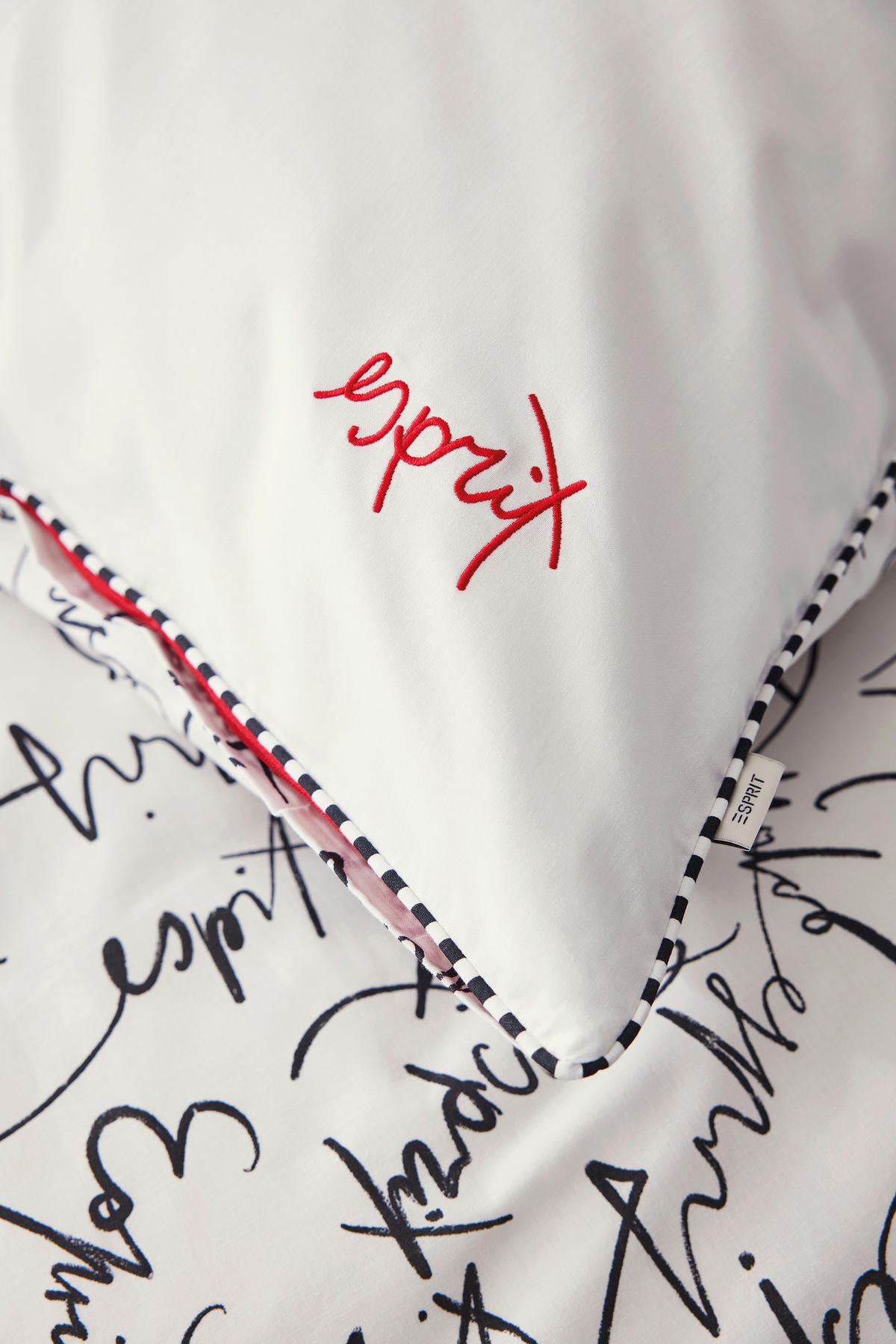 WENDEBETTWÄSCHE E-ScatterBig Renforcé 135/200 cm  - Anthrazit, Basics, Textil (135/200cm) - Esprit