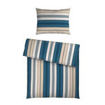 BETTWÄSCHE Mavie Satin 140/200 cm  - Blau, Basics, Textil (140/200cm) - Novel