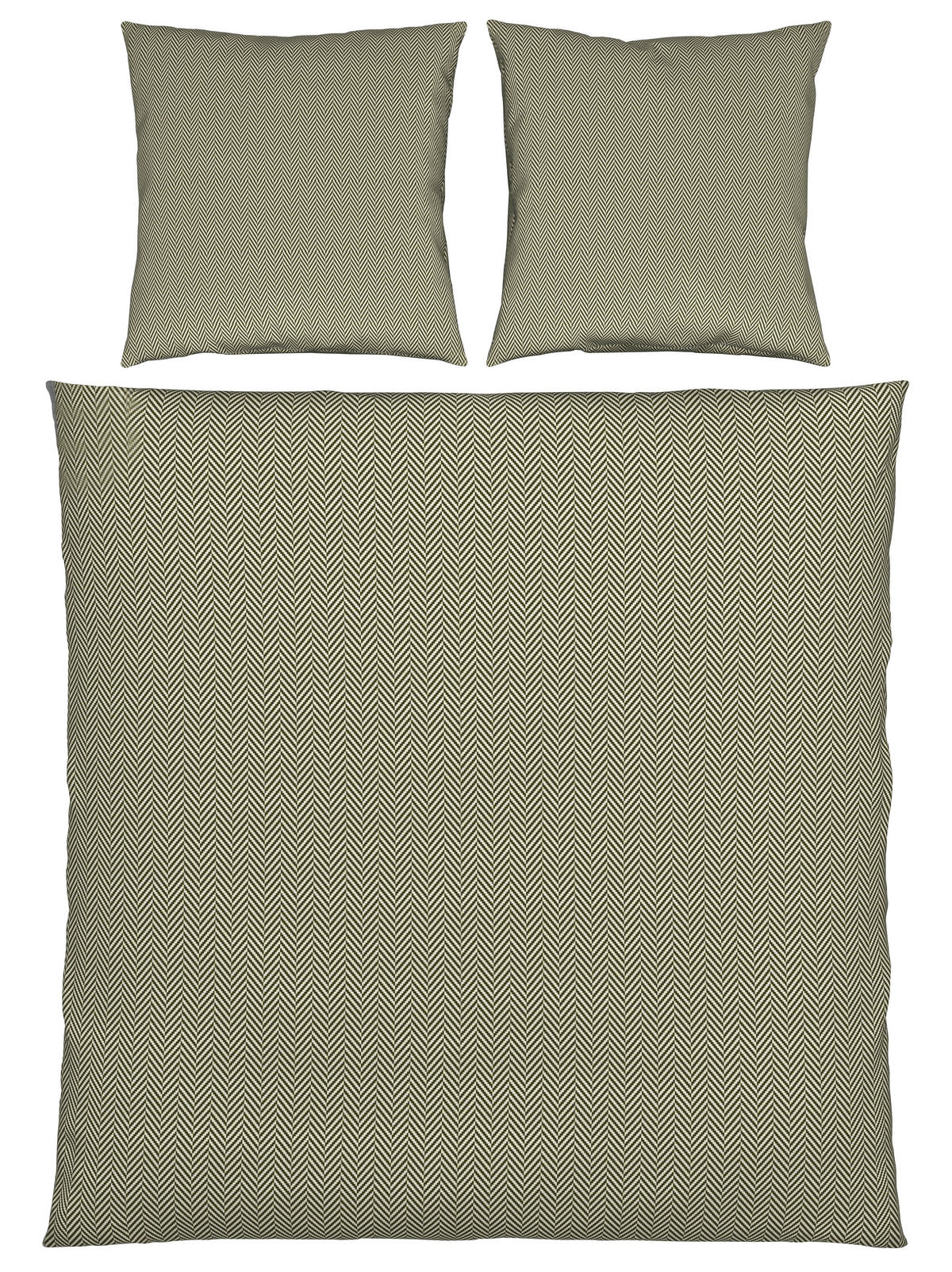 BETTWÄSCHE Flanell 200/200 cm  - Grün, Textil (200/200cm) - Novel