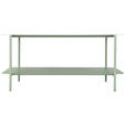 COUCHTISCH 90/58,4/40 cm rechteckig Grün  - Grün, Design, Metall (90/58,4/40cm) - Carryhome