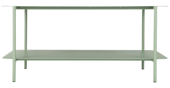 COUCHTISCH 90/58,4/40 cm rechteckig Grün  - Grün, Design, Metall (90/58,4/40cm) - Carryhome