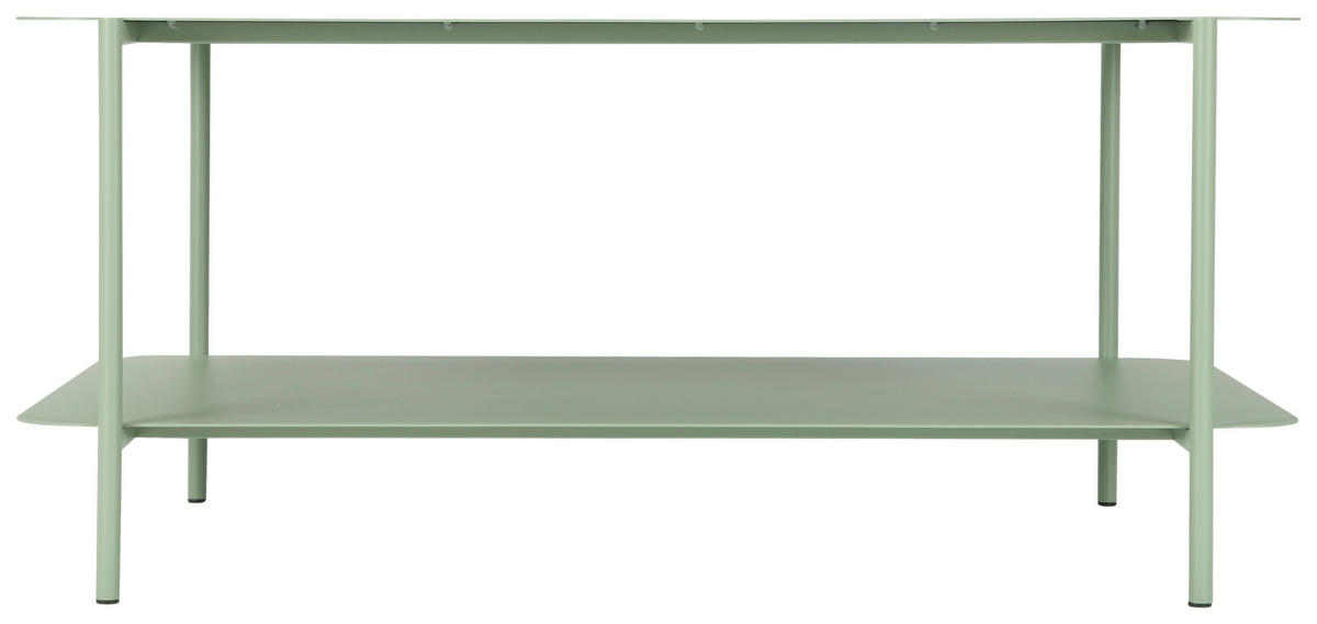 COUCHTISCH 90/58,4/40 cm rechteckig Grün  - Grün, Design, Metall (90/58,4/40cm) - Carryhome