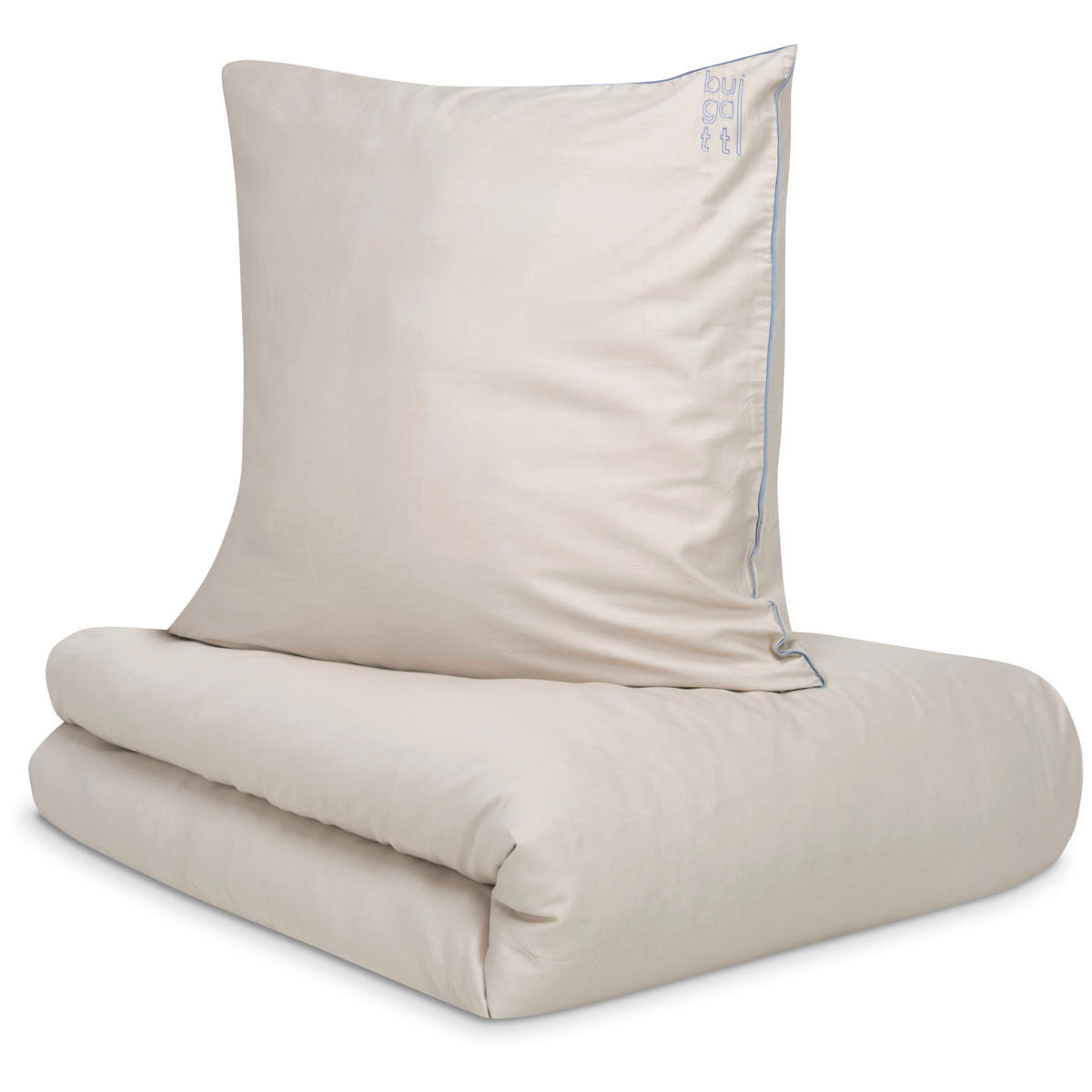BETTWÄSCHE Makosatin 155/220 cm  - Creme, Basics, Textil (155/220cm) - Bugatti