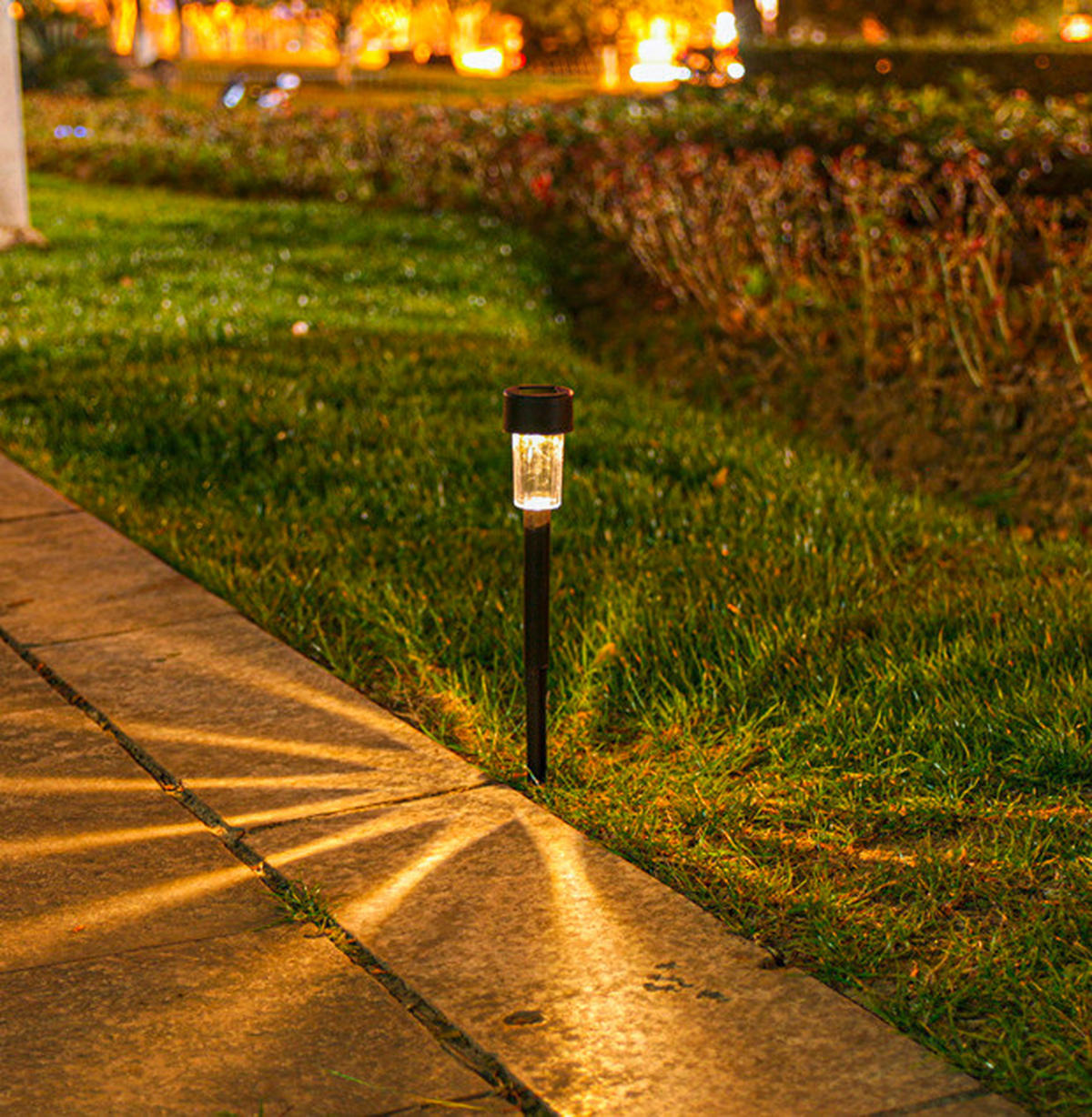 SVJETILJKA SOLARNA  - crna, Basics, plastika (4,7/31cm)