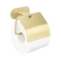 WC-PAPÍR TARTÓ  - aranyszínű, Lifestyle, fém (14/12,5/7cm) - Mömax