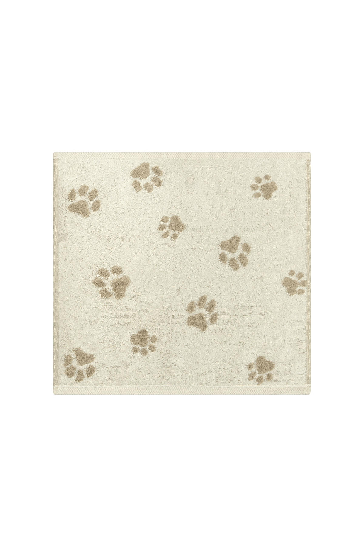 SEIFTUCH We love dogs Beige 30/30 cm  - Beige, KONVENTIONELL, Textil (30/30cm) - Cawoe