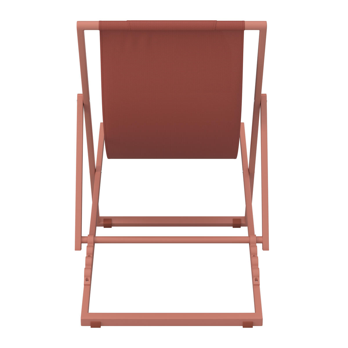 SONNENLIEGE 104/76/93/63 cm  - Orange, MODERN, Textil/Metall (104/76/93/63cm) - Ambia Garden