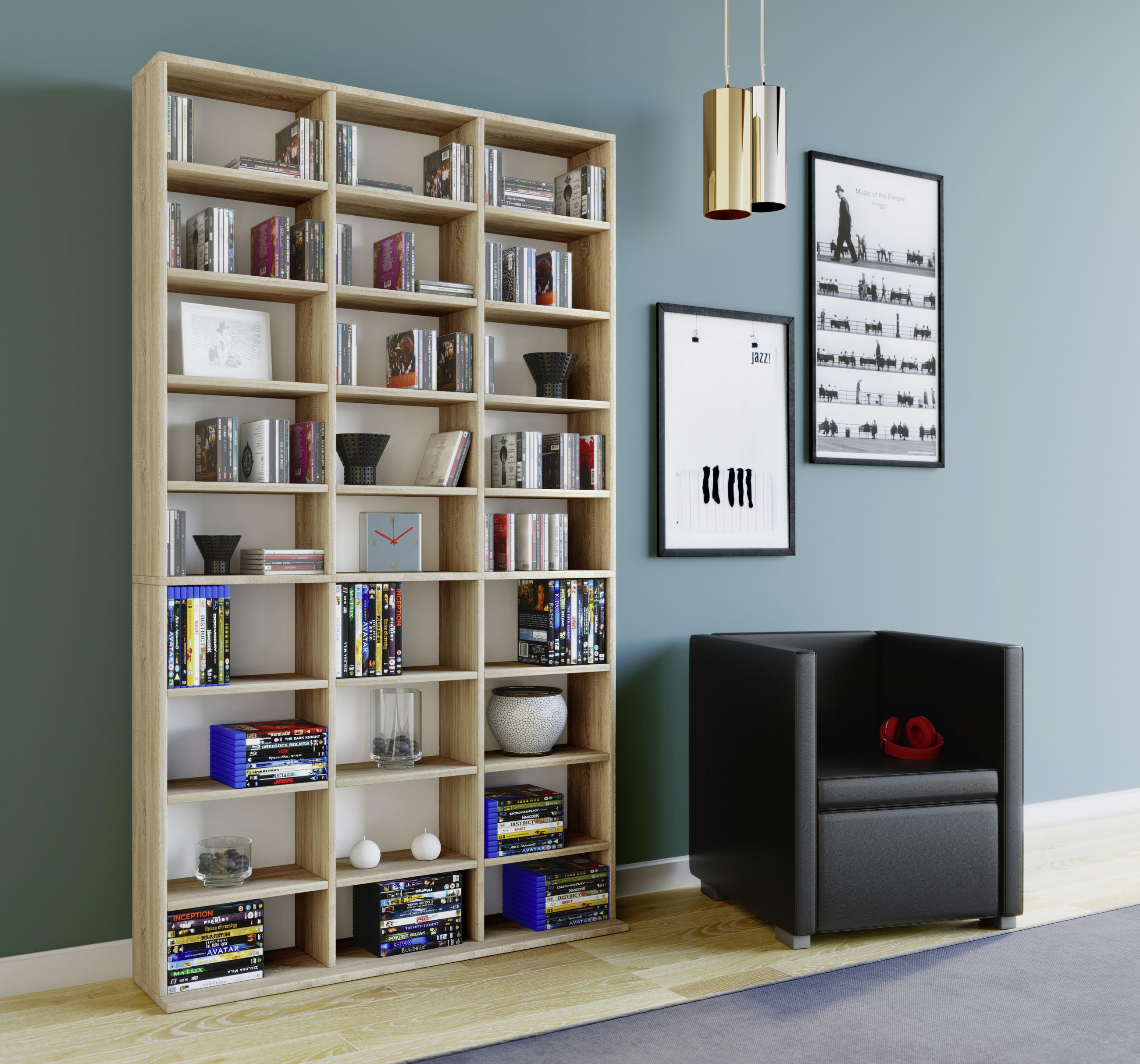 REGAL Eichefarben  - Eichefarben, KONVENTIONELL, Holzwerkstoff (102/183/18 (23)cm) - MID.YOU