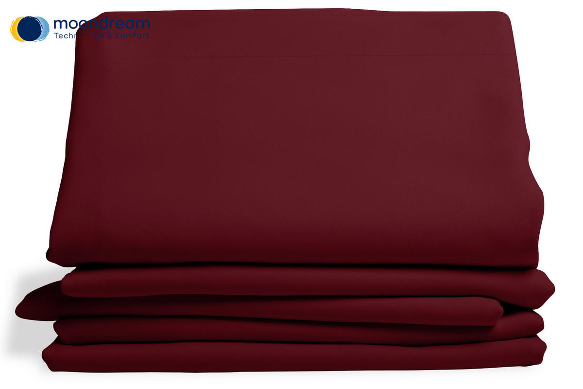 VERDUNKELUNGSVORHANG - Rot, Design, Textil (145/260cm)