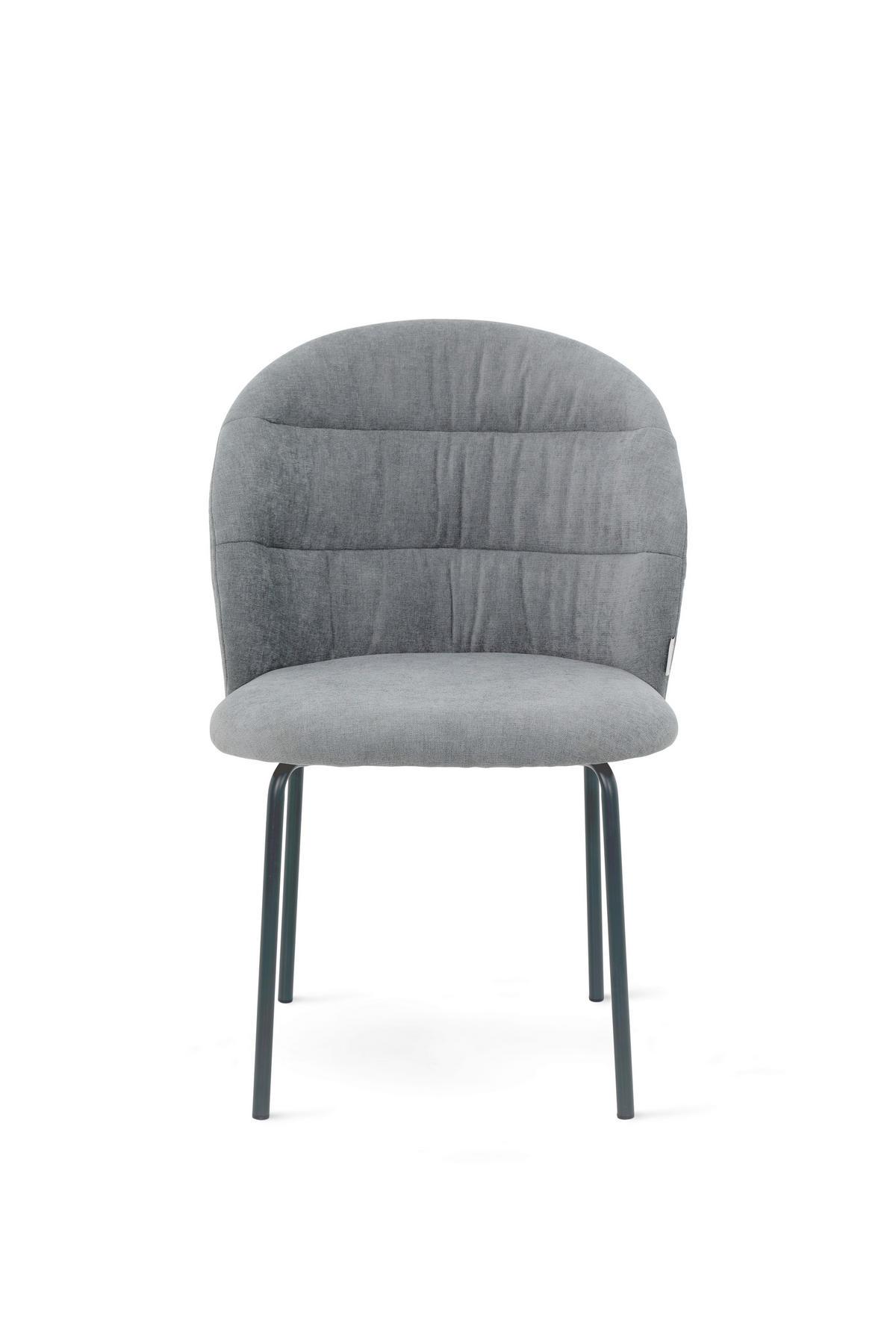 STUHL  in Stahl Chenille Metall, Textil  - Schwarz/Grau, Basics, Textil/Metall (51/83/59cm) - Tom Tailor