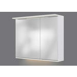 SPIEGELSCHRANK 80/67/20 cm  - Chromfarben/Weiß, KONVENTIONELL, Glas/Holzwerkstoff (80/67/20cm) - Xora