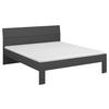 BETT 90/200 cm  in Grau  - Grau, Basics, Holzwerkstoff (90/200cm) - Xora