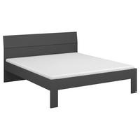 BETT 180/200 cm  in Grau  - Grau, Basics, Holzwerkstoff (180/200cm) - Xora