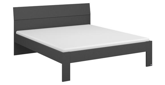 BETT 180/200 cm  in Grau  - Grau, Basics, Holzwerkstoff (180/200cm) - Xora