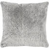 KOŽEŠINOVÝ POLŠTÁŘ 50/50 cm - šedá, Konvenční, textil (50/50cm) - Novel