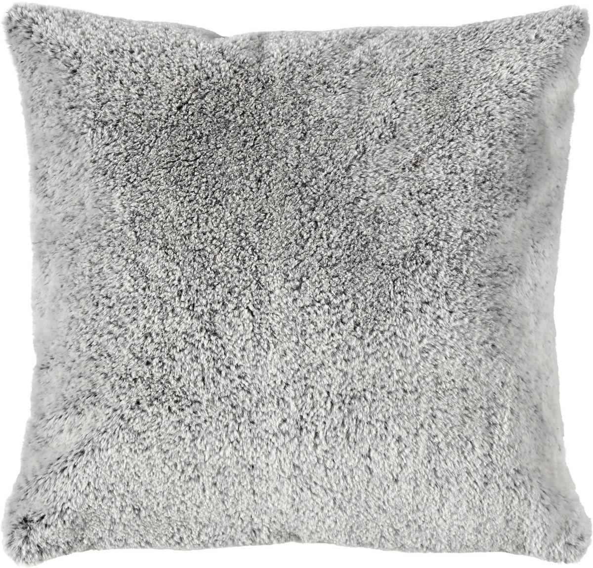 KOŽEŠINOVÝ POLŠTÁŘ 50/50 cm - šedá, Konvenční, textil (50/50cm) - Novel