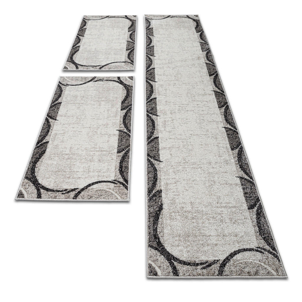 LÄUFER 67/620 cm 3er Set  - Creme, Design, Kunststoff/Textil (67/620cm) - Novel