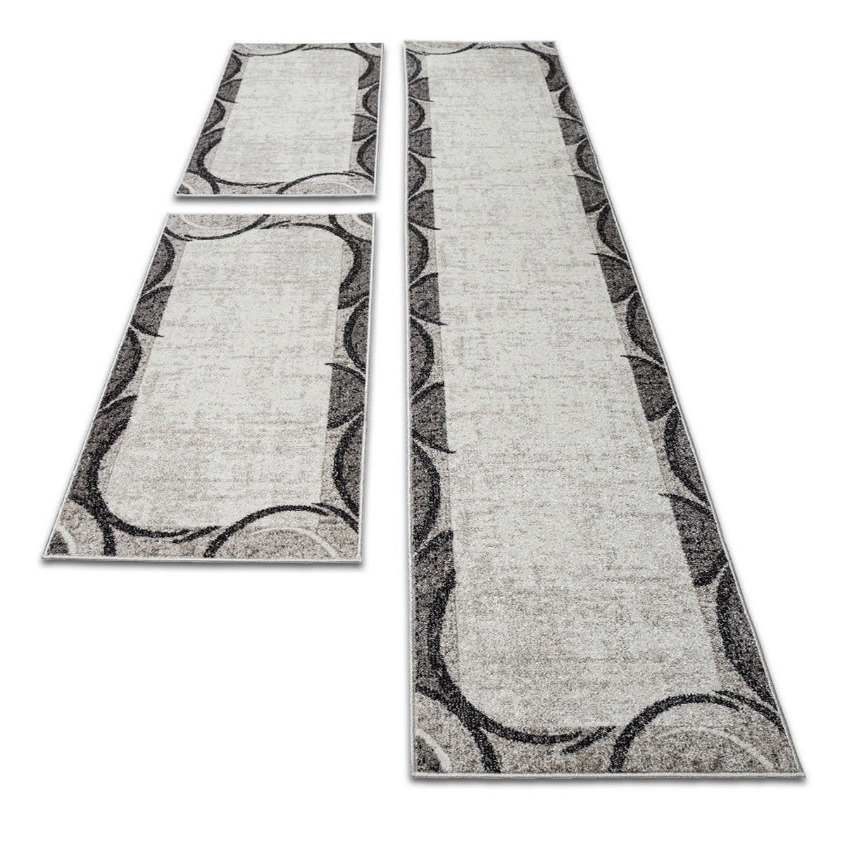 LÄUFER 67/620 cm 3er Set  - Creme, Design, Kunststoff/Textil (67/620cm) - Novel