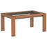 COUCHTISCH in Holz, Glas 98/63/45 cm - Nussbaumfarben, KONVENTIONELL, Glas/Holz (98/63/45cm) - Invivus COUCHTISCH in Holz, Glas 98/63/45 cm - Nussbaumfarben, KONVENTIONELL, Glas/Holz (98/63/45cm) - Invivus