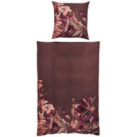 WENDEBETTWÄSCHE Satin 135/200 cm  - Rotbraun/Beere, Design, Textil (135/200cm) - Schöner Wohnen