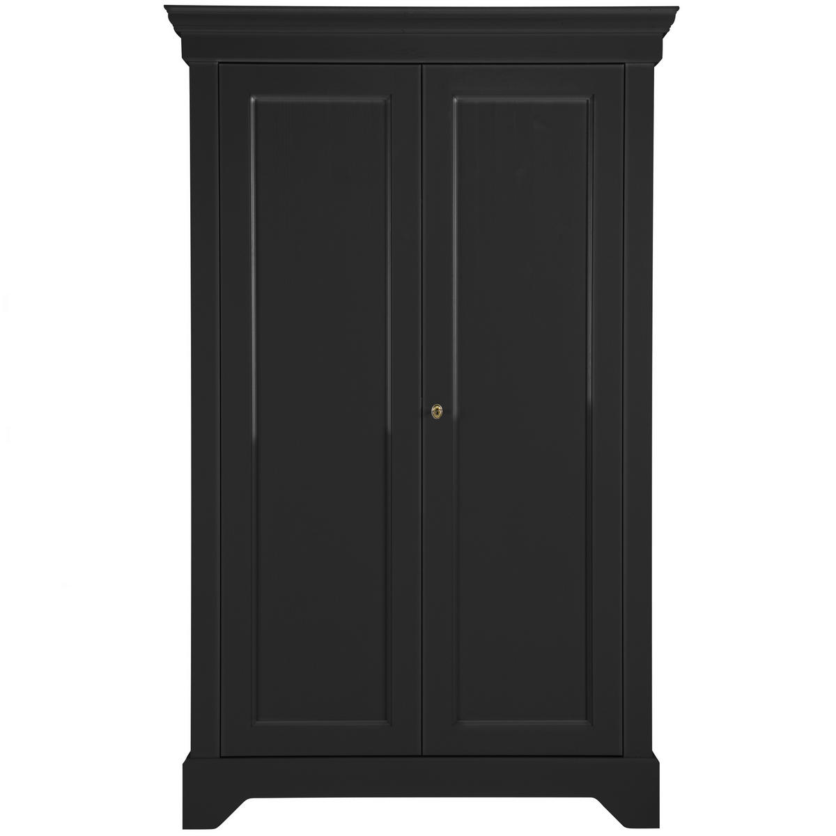 KOMMODE Isabel  in 118/191/47 cm  - Schwarz, Design, Holz/Metall (118/191/47cm) - Livetastic