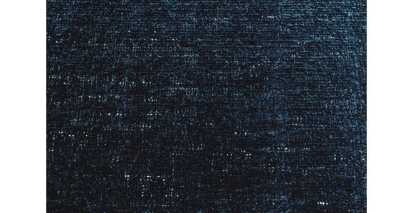 ECKSOFA Dunkelblau Chenille  - Schwarz/Dunkelblau, KONVENTIONELL, Kunststoff/Textil (255/164cm) - Ambia Home