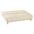 BOXSPRINGSOFA Carla  mit Stoffauswahl, Rücken echt Beige  - Beige, Design, Holz/Textil (203/97/107cm) - Dieter Knoll