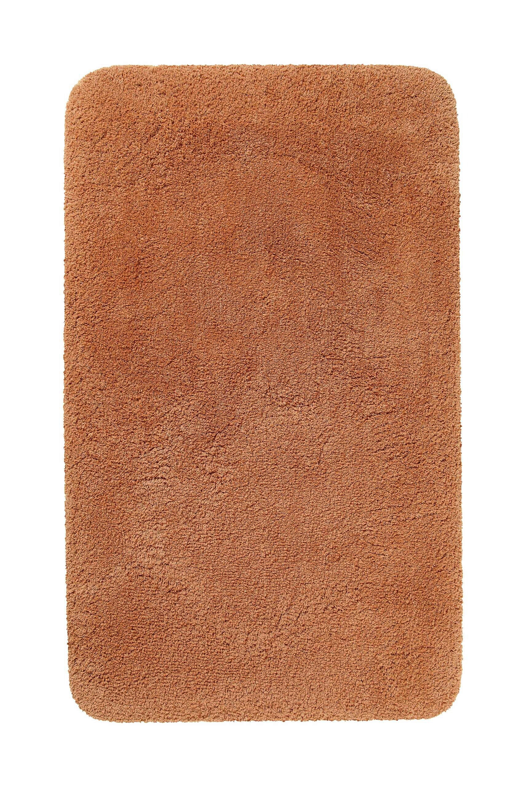 BADTEPPICH Terracotta 55/65 cm  - Terracotta, Basics, Kunststoff/Textil (55/65cm) - WECON HOME BASIC
