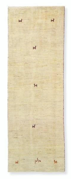 ORIENTALISK MATTA 80/200 cm Gabbeh Natur  - naturfärgad, Natur, textil (80/200cm) - Cazaris