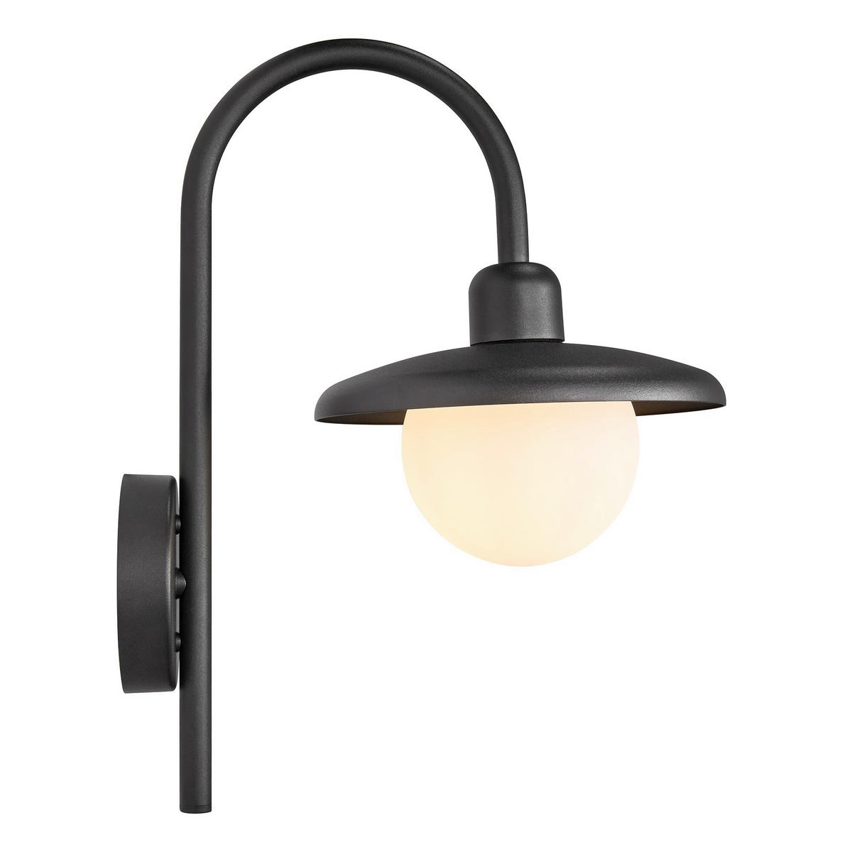 WANDLEUCHTE Berlo 39/30.8/21.2 cm  - Schwarz, Design, Metall (39/30.8/21.2cm) - Nordlux