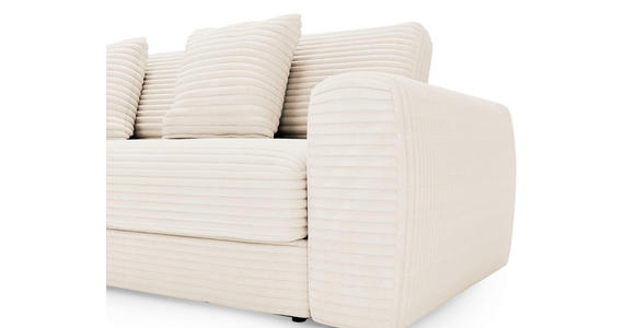 ECKSOFA Naturfarben Cord - Schwarz/Naturfarben, MODERN, Kunststoff/Textil (182/302cm) - Carryhome