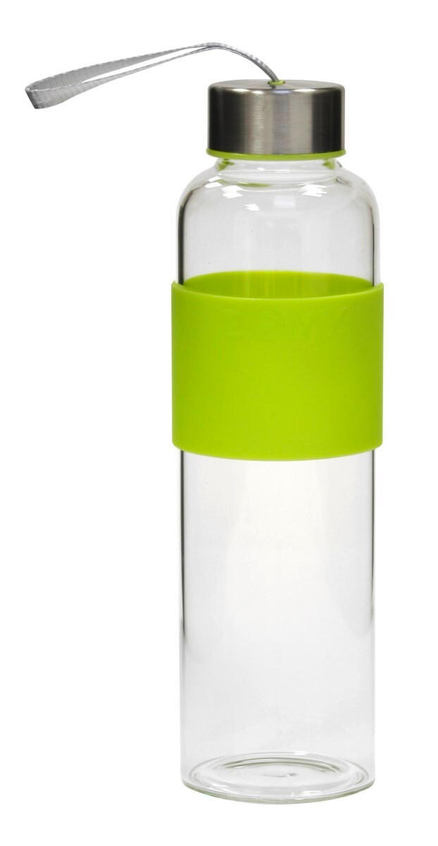 BOCA ZA SOK      0,6 l    - zelena/prozirno, Basics, staklo (7/7/23,5cm)