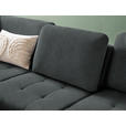 ECKSOFA in Struktur Dunkelgrau  - Dunkelgrau/Schwarz, Natur, Textil/Metall (233/288cm) - Valnatura