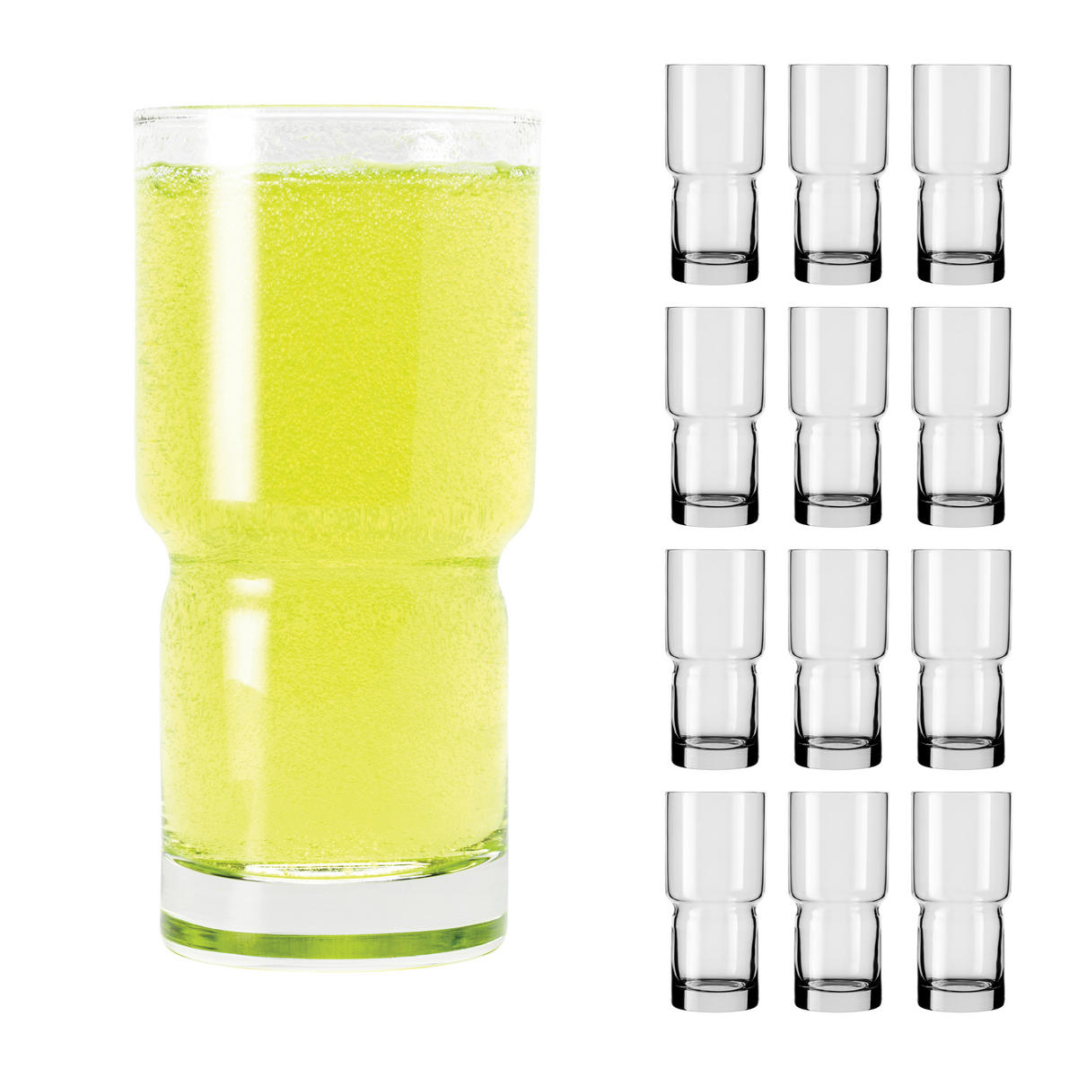 GLÄSERSET NEWTON  12-teilig  - Klar, Basics, Glas (7,5/16cm)