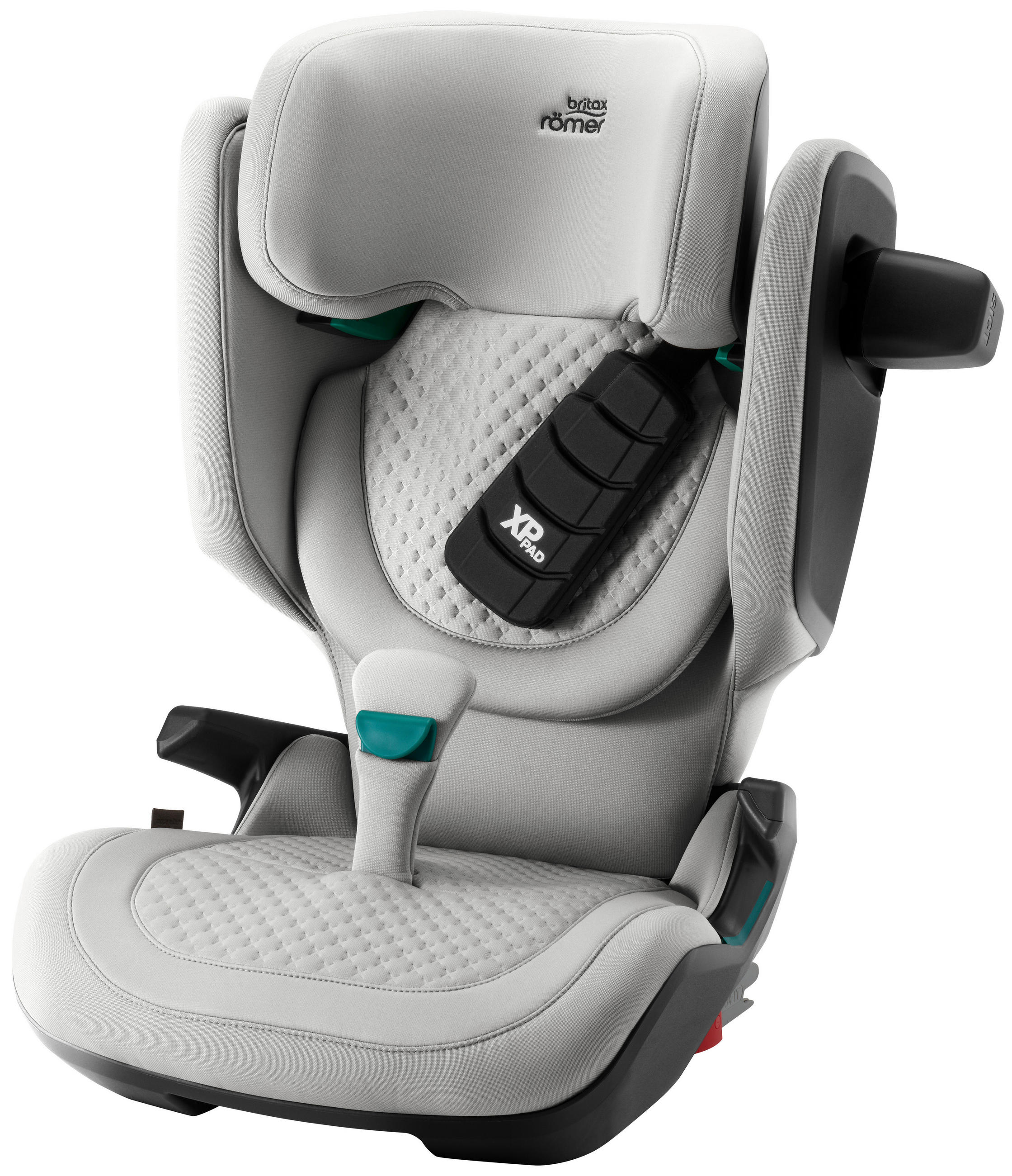 KINDERAUTOSITZ Kidfix Pro - Greige/Hellgrau, Basics, Kunststoff/Textil (48/83/42cm) - Britax Römer