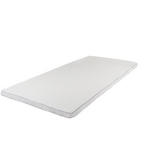 TOPPER Höhe ca.  - Weiß/Grau, Basics, Textil (90/200cm) - Sleeptex