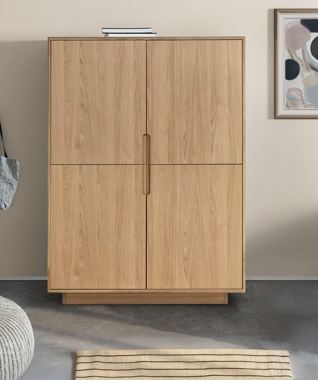 HIGHBOARD  in 110/150/40 cm  - Eichefarben/Naturfarben, Design, Holz/Holzwerkstoff (110/150/40cm) - Livetastic
