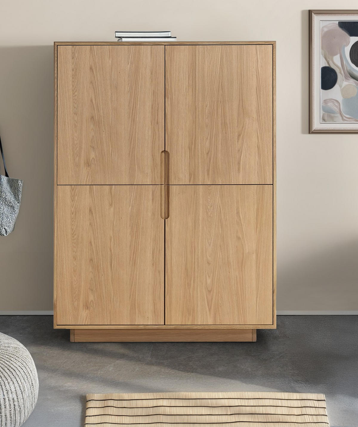 HIGHBOARD  in 110/150/40 cm  - Eichefarben/Naturfarben, Design, Holz/Holzwerkstoff (110/150/40cm) - Livetastic