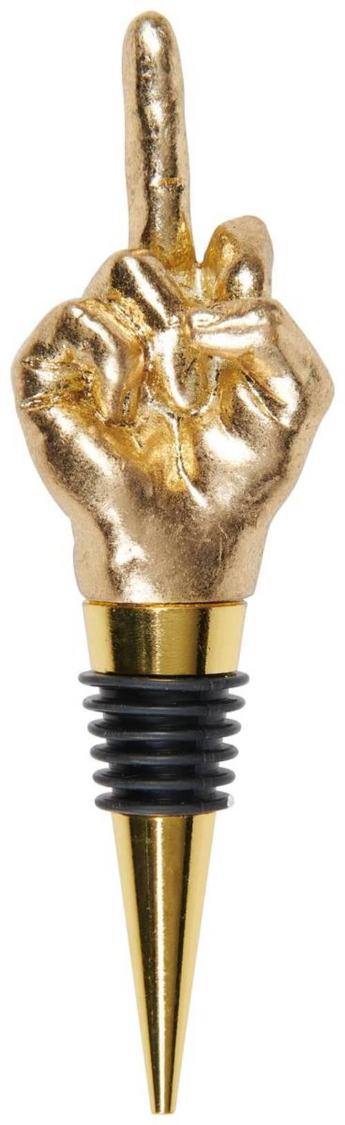 FLASCHENVERSCHLUSS - Goldfarben, Basics, Kunststoff (13,5/4,5/3,5cm)