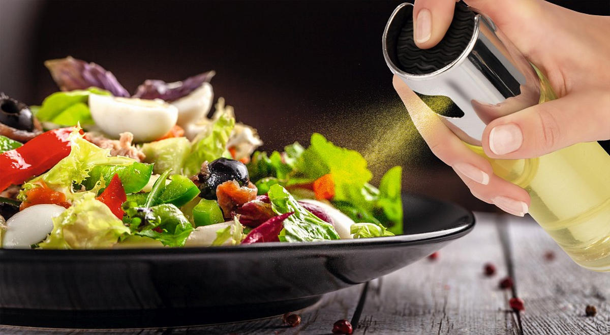 ESSIG-/ÖLFLASCHE - Edelstahlfarben/Transparent, Basics, Glas/Kunststoff (4/17,5cm) - GOURMETMAXX