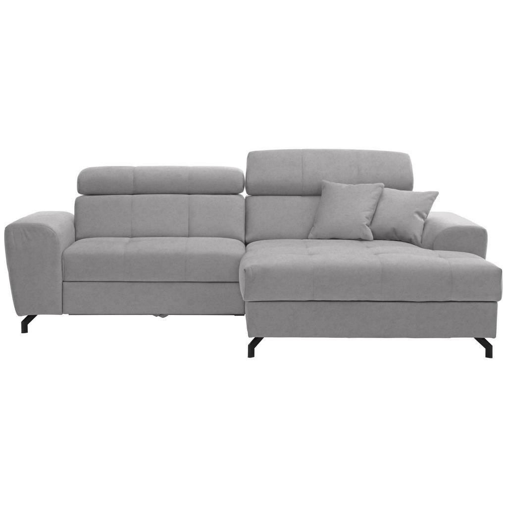 Carryhome ROHOVÁ SEDAČKA, textil, svetlosivá