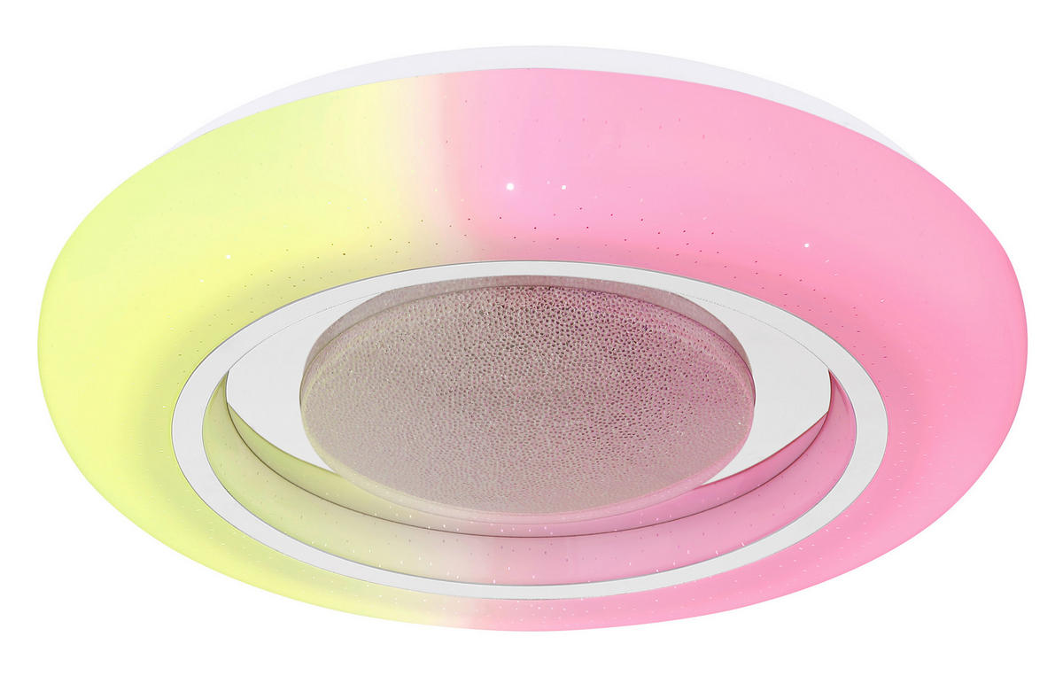 LED SVJETILJKA STROPNA BURRO  - bijela/opalna, Design, metal/plastika (39/8cm)