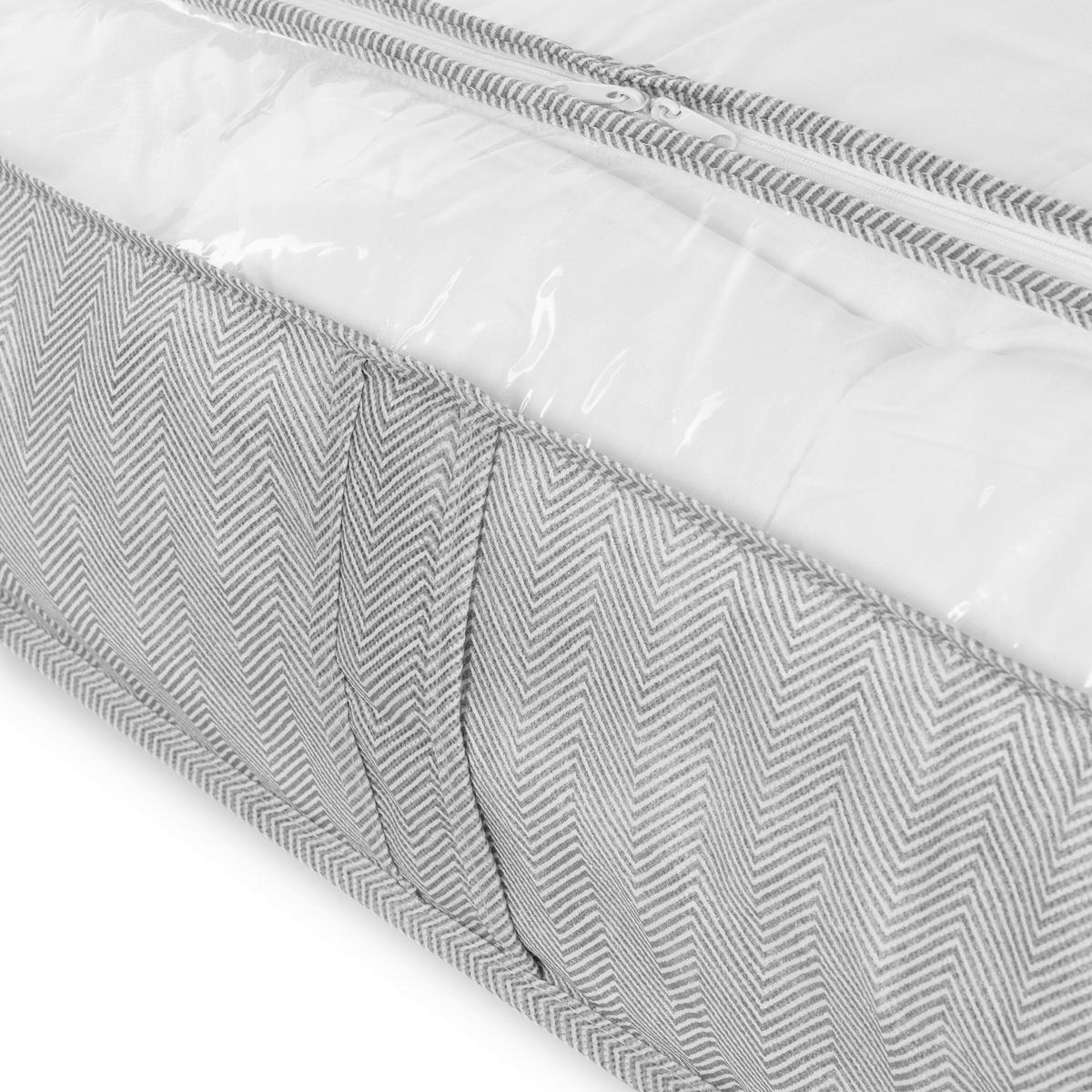 TAŠKA NA USCHOVÁNÍ - světle šedá, Basics, textil (107/46/16cm)