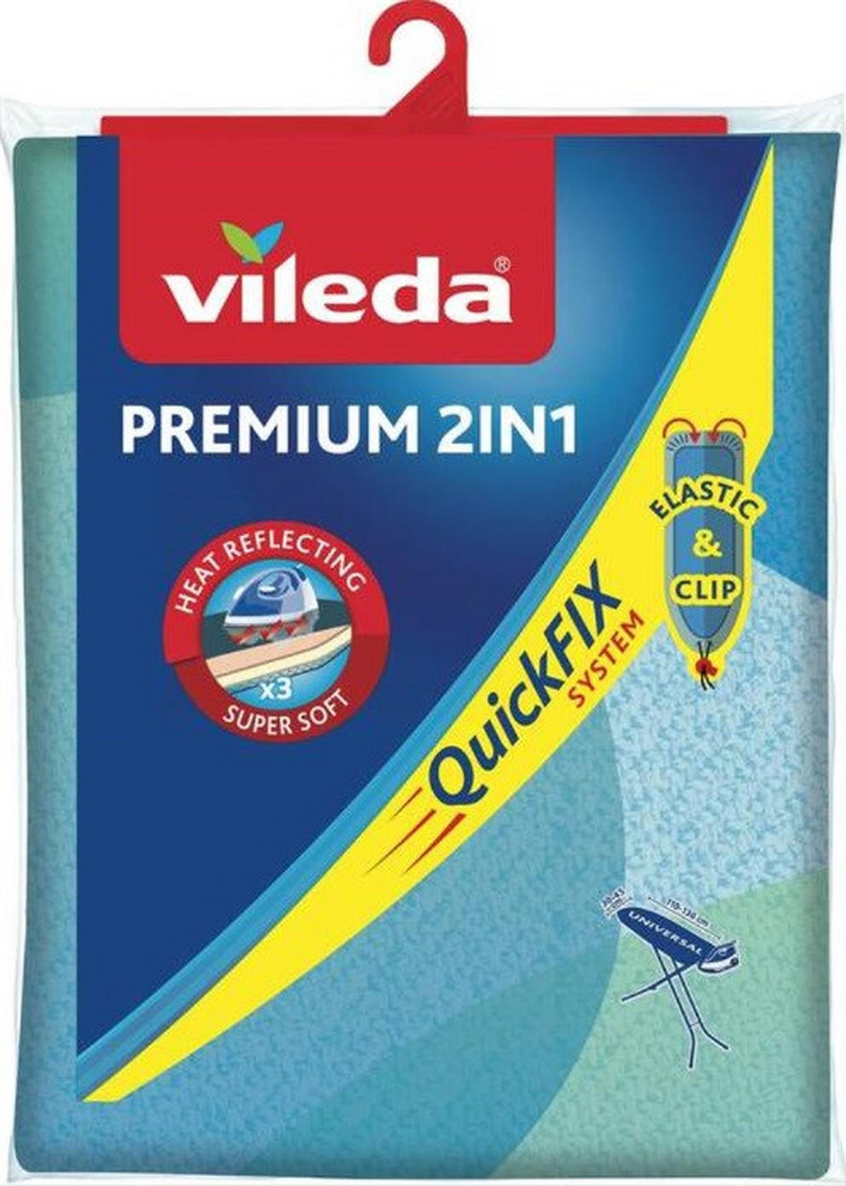 POŤAH NA ŽEHLIACU DOSKU - modrá, textil - Vileda