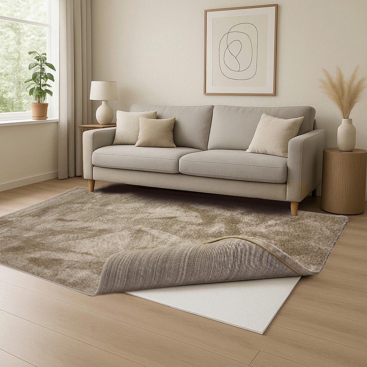 WEBTEPPICH 200/280 cm Sam Beige rechteckig  - Beige, Basics, Kunststoff (200/280cm) - Astra