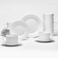 KAFFEESERVICE Berlin 18-teilig  - Weiß, Basics, Keramik - Van Well