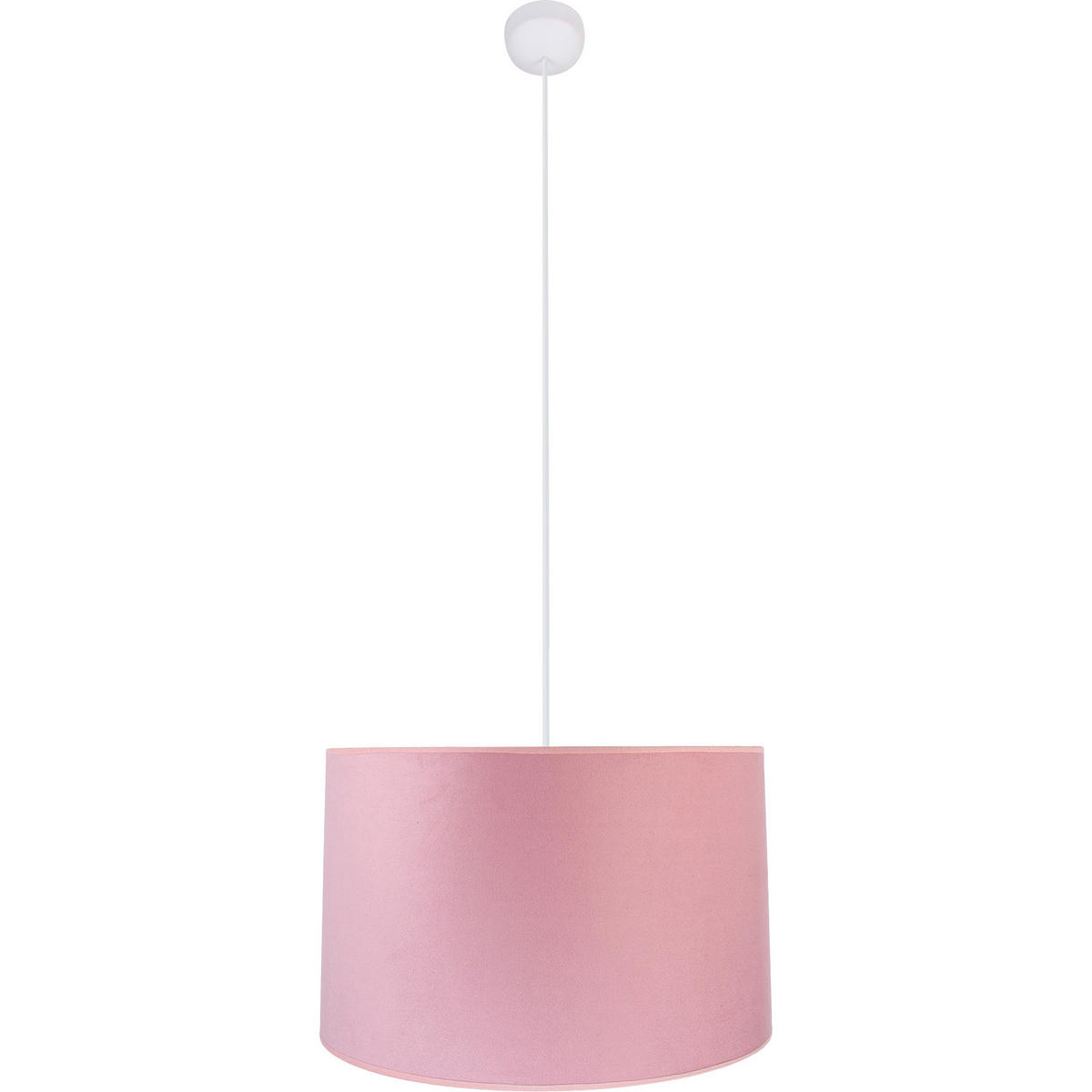 HÄNGELEUCHTE 40/100 cm  - Rosa/Weiß, Basics, Holz (40/100cm)