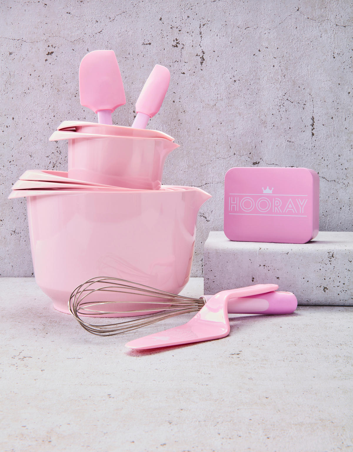 RÜHRSCHÜSSEL - Rosa, Basics, Kunststoff (1,5l) - Birkmann