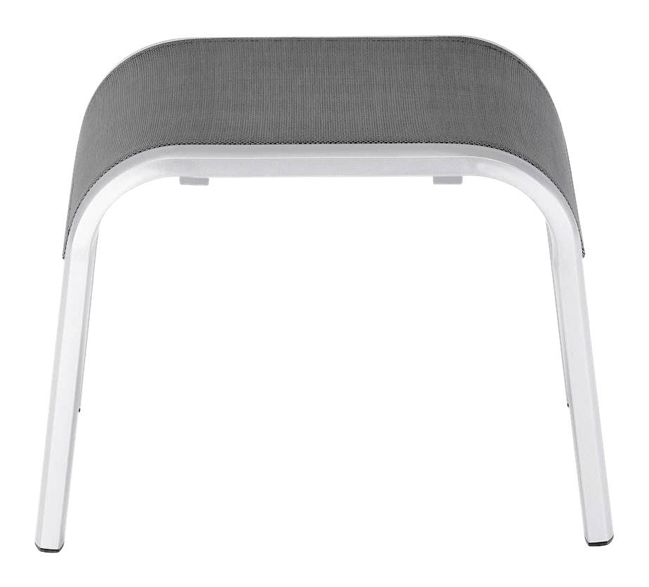 GARTENHOCKER  - Silberfarben/Graphitfarben, Basics, Textil/Metall (49/40/56cm) - Kettler