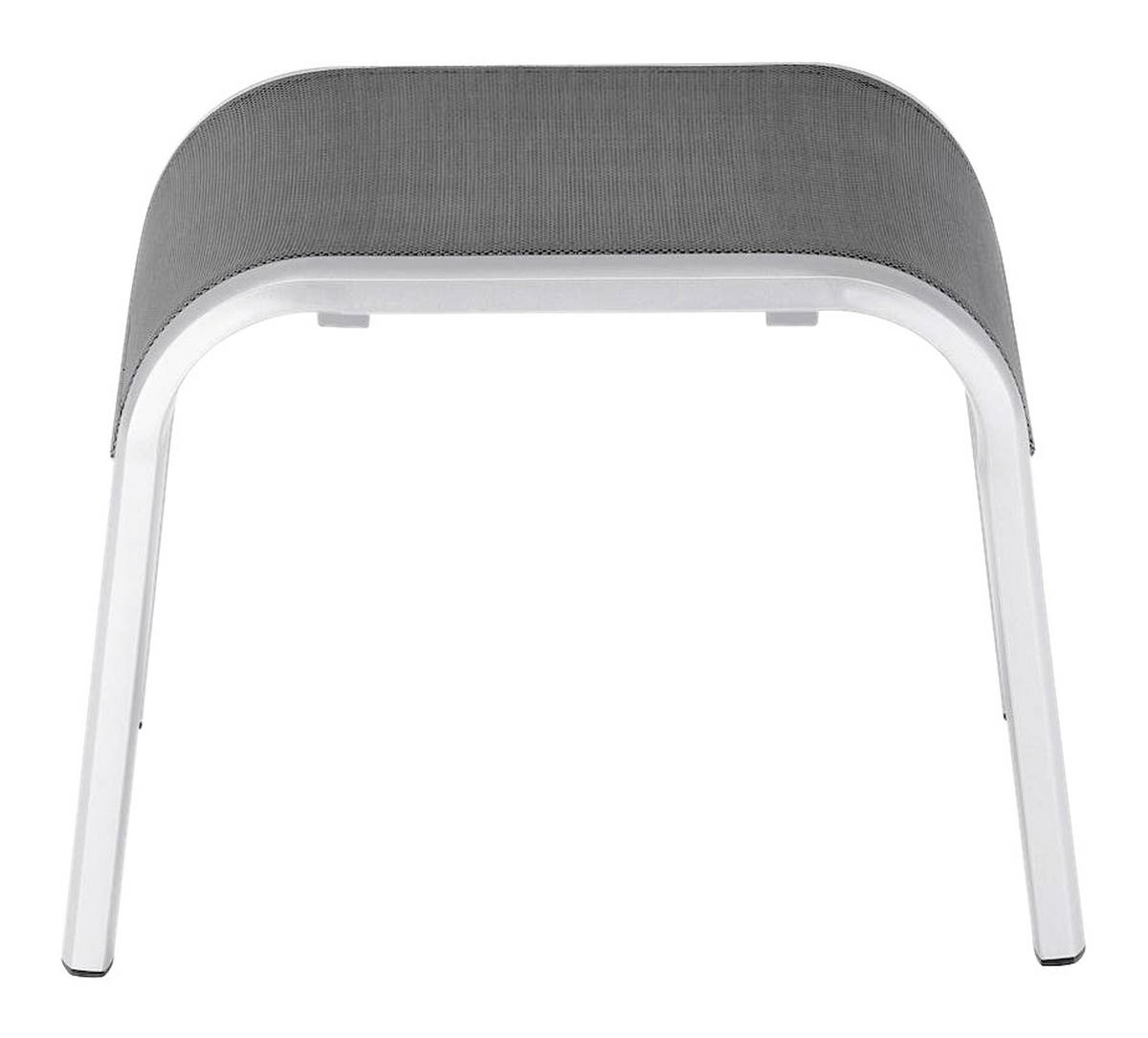 GARTENHOCKER  - Silberfarben/Graphitfarben, Basics, Textil/Metall (49/40/56cm) - Kettler
